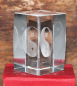 Preview:  Kristall 03 Glasblock 3D Yin Yang Laser Innengravur Quader Glas