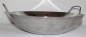 Preview: Wok Pfanne 33 cm Ø Edelstahl Gastronomie flacher Boden Servierschale Topf