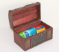 Preview: 026 Kiste Box Truhe Holz Geldtruhe Schatzkiste Schatztruhe Geschenkebox Asia