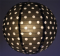 Preview: Lampion 3 Stk Laterne Papier schwarz rot gold Deko Karneval Fastnacht Fasching