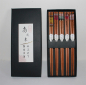 Preview: 055, 1 Stk Chopsticks Stäbchen Essstäbchen Helfer Lernhilfe Gummi