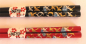 Preview: 040a Essstäbchen Chopsticks Holz Bambus 5 Paar Kranich + 1 Helfer