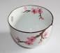 Preview: 77 B-Ware Reis Suppen Schale Sakura +Eßstäbchen Kirschblüte Ø 13 cm 
