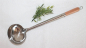 Preview: 01 Schöpfkelle Schöpflöffel Suppenkelle Edelstahl Wok Kelle 47 cm lang hängen