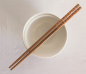 Preview: 481 Chopsticks 5 Paar Essstäbchen Stäbchen Bambus Holz gelb wiederverwendbar