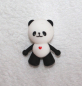Preview: ESS-Stäbchen für Kinder, schwarz, 22 cm, mit süßem Panda als Halterung für Anfänger, Stäbchen auswechselbar