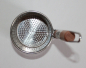 Preview: 02 Nudel Skimmer Ø 12 cm Nudelsieb Eintauchsieb Holzgriff Abtropfsieb Seiher Wok