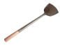Preview: 011 Wokwender flach Schöpflöffel Pfannenwender Wok Kelle Edelstahl M 52 cm