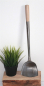 Preview: Wok Set Pfanne 36 cmØ flacher Boden + Spatel Gasherd Induktion Elektro Ceran Carbon Stahl Edelstahl Holzgriff AAF Nommel ®