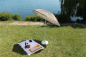 Preview: Sonnenschirm 175cm Strandschirm Gartenschirm Marktschirm Balkonschirm knickbar Schirmhülle 051