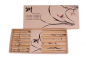 Preview: 487 Chopsticks 5 Paar Essstäbchen Stäbchen Bambus Holz natur wiederverwendbar