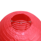 Preview: 500, Lampion 1 Stk Papier rot rund ca 20 cm Ø China Lampe Laterne