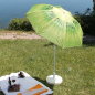 Preview: Sonnenschirm 160cm Strandschirm Gartenschirm Kiwi Balkonschirm knickbar Schirmhülle 064