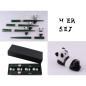 Preview: 080 Chopsticks 4 Paar 8 tlg. Set Stäbchen Essstäbchen Bänkchen Panda Bär
