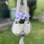 Preview: Blumentopf Hängetopf Pflanztopf Pflanzschale rund Beton Topf Kübel Ø 13 cm 15-3