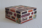 Preview: 520 Massivholz Box Leinenoptik Schatzkiste Holzkiste Holzbox Truhe 26 x26 x12 cm