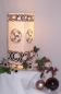 Preview: Deko Leuchte 022 Tischlampe  Lampe weiß eckig Stimmungsleuchte 36x13x13