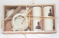 Preview: 101 Teeservice 5 tlg Teeset Teekanne Asia China Krieger beige Kung Fu