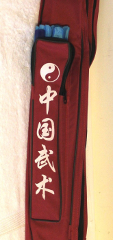 Preview: 06 Doppel Tasche Tai Chi Schwert Bokken Säbel Hülle Sport Shinai 