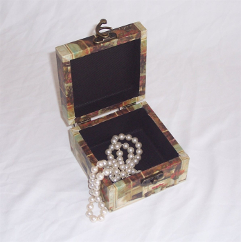 443 Massivholz Geschenk Box Schatzkiste Holzkiste Holzbox ca 11 x11 x7 cm