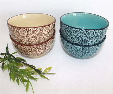 Preview: 26 Reisschale 4er Set Suppe Dip Schale Tee Tasse Matcha Boule Dessert