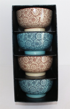 Preview: 26 Reisschale 4er Set Suppe Dip Schale Tee Tasse Matcha Boule Dessert