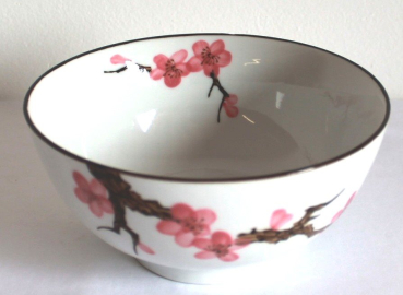 775, 4er Set Reis Suppe Tee Schale Sakura Soba Bowl Kirschblüte ø 11cm Löffel