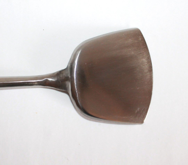 Preview: 011 Wokwender flach Schöpflöffel Pfannenwender Wok Kelle Edelstahl M 52 cm