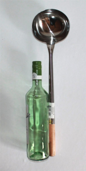 Preview: 013 Schöpfkelle Schöpflöffel Suppenkelle Edelstahl Wok Kelle Löffel 46 cm lang