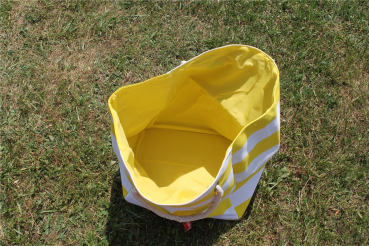 XXL Strandtasche Badetasche Shoppingtasche gestreift Kordel Maritim Beach Bag