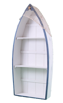  Bootsregal 040 Stand Regal 102cm Holzregal Boot Wandregal Schiff Shabby Hängeregal