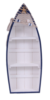 Preview:  Bootsregal 051 Stand Regal Holzregal Boot Wandregal 48 cm Schiff Shabby Look Hängeregal
