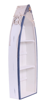 Preview: Bootsregal 011 Stand Regal 91 cm Holzregal Boot Kasten Schiff Shabby Look maritim Dekor