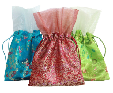Adventskalender Klammern edlen Organza Söckchen zum Aufhängen Weihnachtskalender