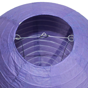 Preview: 517, Lampion 1 Stk Papier lila rund ca 30 cm Ø China Lampe Laterne