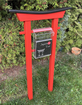 Preview: Prospekt Box Prospektständer Torii Gate Holz Schrein Japan japanisch Asien 09