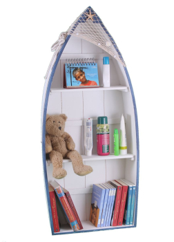  Bootsregal 040 Stand Regal 102cm Holzregal Boot Wandregal Schiff Shabby Hängeregal