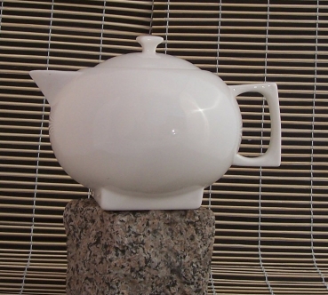 Teekanne 01 Teesieb Kanne Keramik asia chinesisch japanisch blau beige Blume 