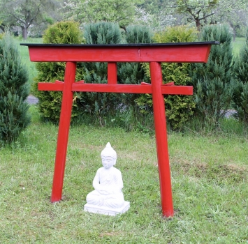 Torii 03 Japan Garten Holzbogen Torbogen Tor Holz Feng Shui Asien 175 x 180 cm