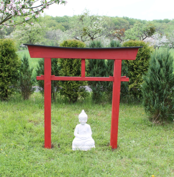 Torii 04 Japan Garten Holzbogen Torbogen Tor Holz Feng Shui Asien 175 x 180 cm