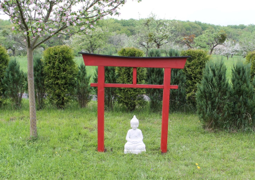 Torii 04 Japan Garten Holzbogen Torbogen Tor Holz Feng Shui Asien 175 x 180 cm
