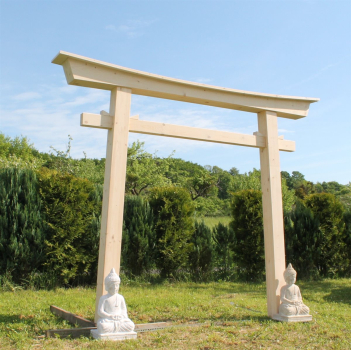 Preview: Torii 05 Japan Garten Holzbogen Torbogen Tor Holz Feng Shui Asien 276 x 336 cm