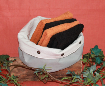 Preview: 02 Brötchenkorb Stoffkorb Frühstückskorb Obstkorb Brotkorb Utensilo