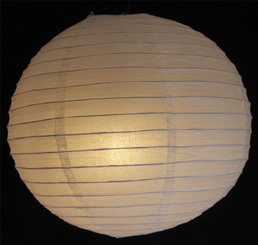 Preview: 250, Lampion 10 Stk Laterne Papier weiss China rund Ø 40 cm 