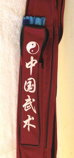 06 Doppel Tasche Tai Chi Schwert Bokken Säbel Hülle Sport Shinai 