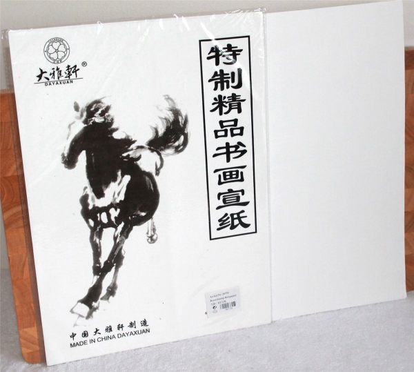 Reispapier traditionell chinesisch japanisch Kalligrafie weiß 35x26cm 36 Bogen