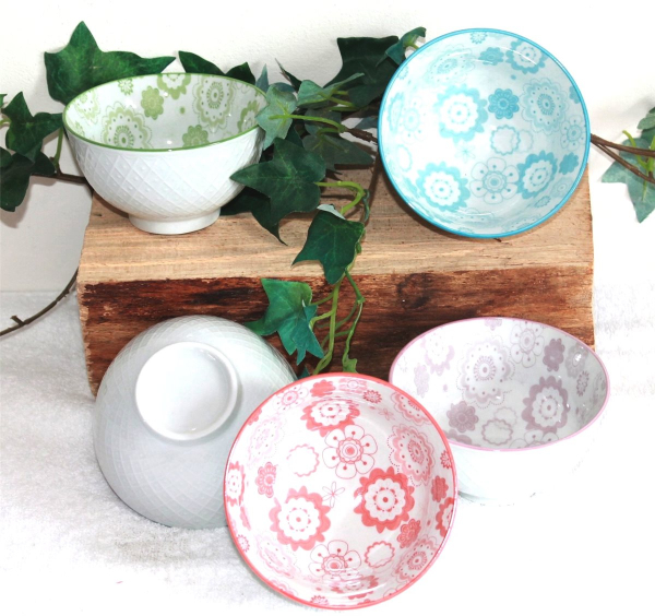50 Japan Reisschale 5´Set Tee Tasse Suppe Matcha Retro Boule 