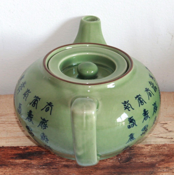Teekanne Celadon Kanne Keramik Asia China Tee grün Japan celadon