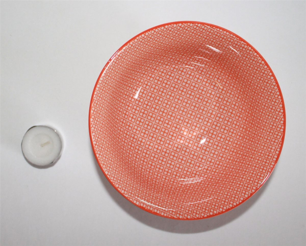 100, 1 Stk Reis Suppe Schale Soba Bowl Tasse Müsli ø 15 cm Porzellan orange