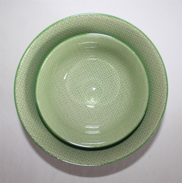 290, 2 Stk Reis Suppe Matcha Schale Soba Bowl Müsli ø 15/12 cm Porzellan grün